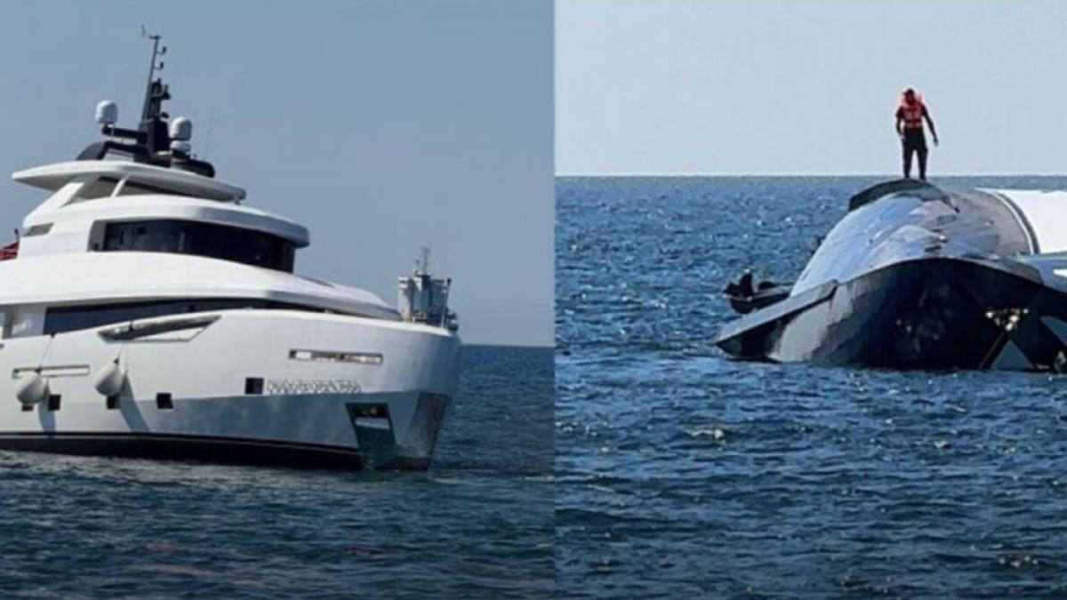 video momentul in care un iaht de lux de aproape 1 milion de dolari se scufunda la doar cateva minute dupa lansare