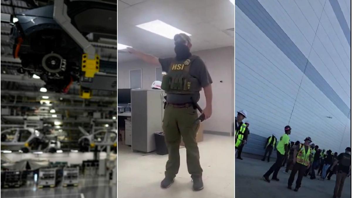 agentii administratiei trump aresteaza aproape 500 de muncitori la fabrica a unui celebru producator auto transmitem un mesaj clar