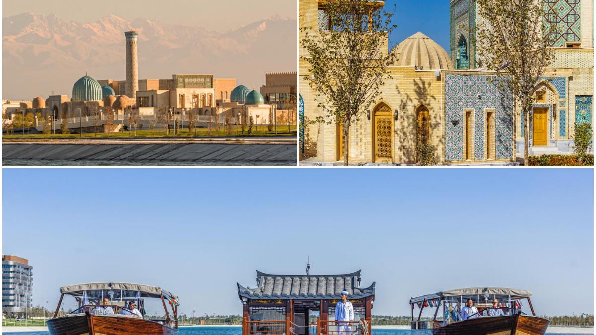 e considerat noua atractie a asiei centrale cum arata spectaculosul oras unde luxul contemporan se combina cu atmosfera bazarurilor