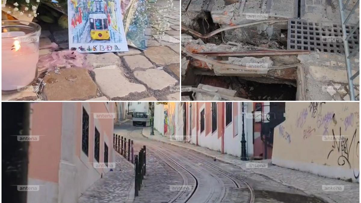 filmul tragediei din lisabona cu 16 morti imagini exclusive de la locul unde funicularul gloria a sarit de pe sine