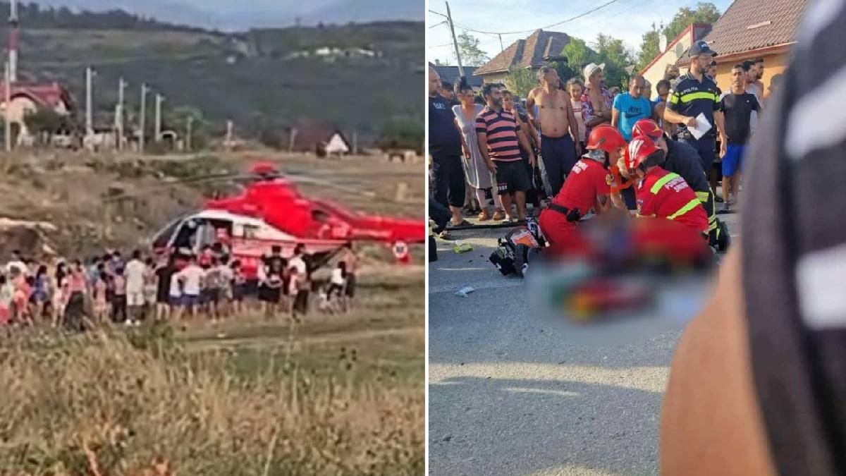 patru oameni raniti intr un accident la somcuta mare doua elicoptere smurd au intervenit
