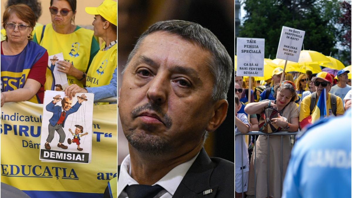 sindicatele din educatie blocheaza luni bucurestiul cu un protest masiv daniel david demisia de onoare calendarul actiunilor