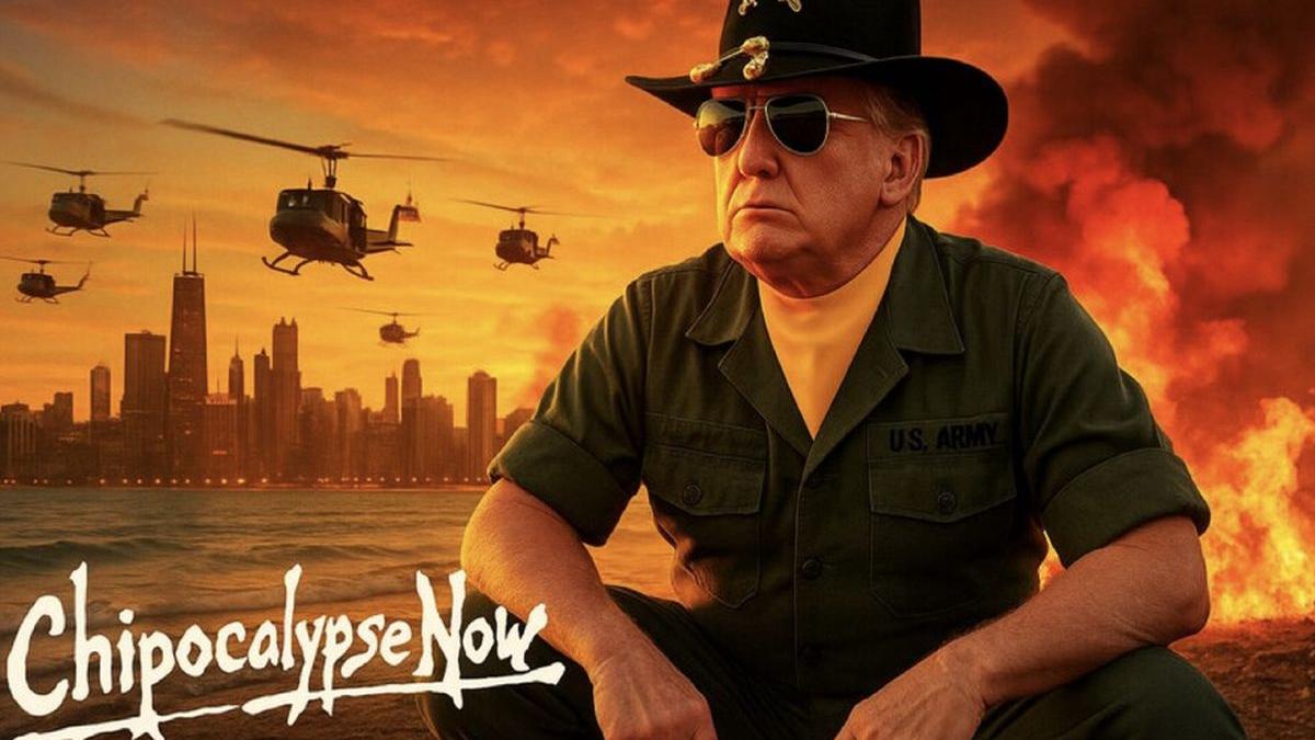 trump ameninta chicago cu interventia militara chipocalypse now imi place mirosul deportarilor dimineata devreme