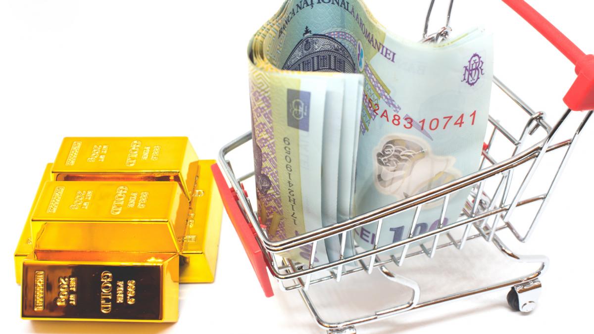 pretul aurului a depasit pragul de 500 de lei pe gram si a atins luni un nou maxim istoric