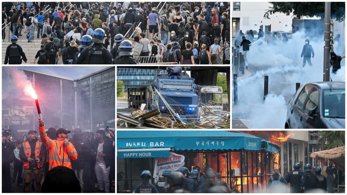 franta in criza guvernul demis scoate 80 000 de politisti in strada pentru a opri protestul blocam tot bayrou asigura interimatul