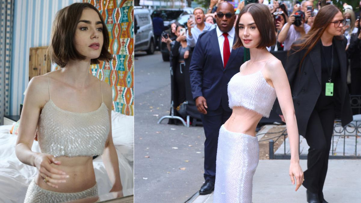 ce mananca fanii emily in paris au ramas socati cand au vazut cum arata acum lily collins actrita a aparut pe covorul rosu la nyfw