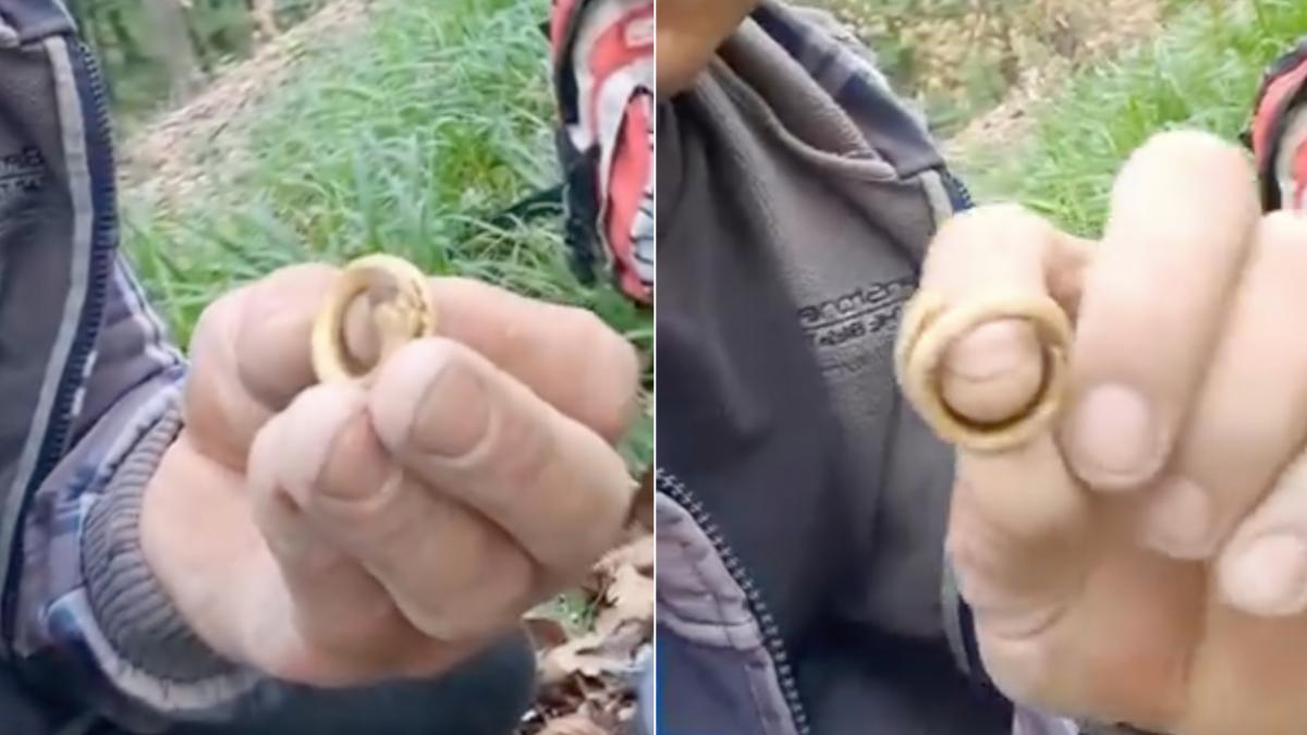 descoperire arheologica de tezaur in romania un inel de aur din epoca romana gasit intr o padure este expus in premiera nationala