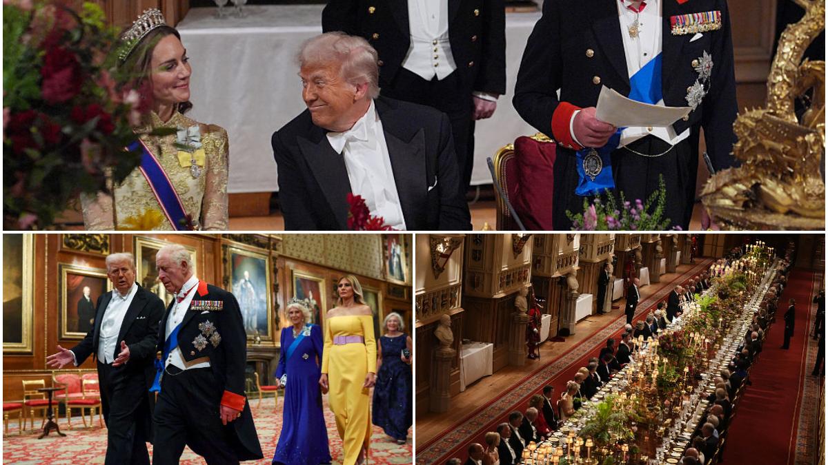 in culisele banchetului de la windsor melania si camilla nu au stat intamplator alaturi cum a facut o trump pe kate sa zambeasca