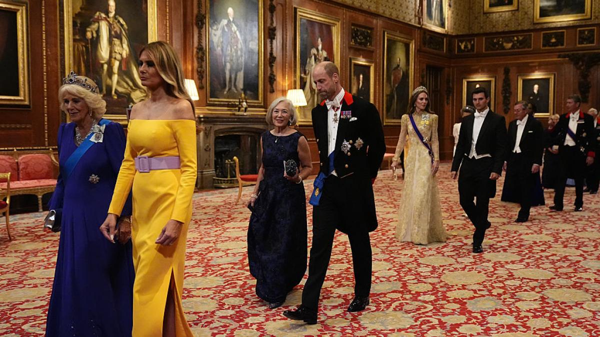 parada luxului la windsor kate a furat privirile cu tiara printesei diana rochia indrazneata a melaniei a iscat controverse