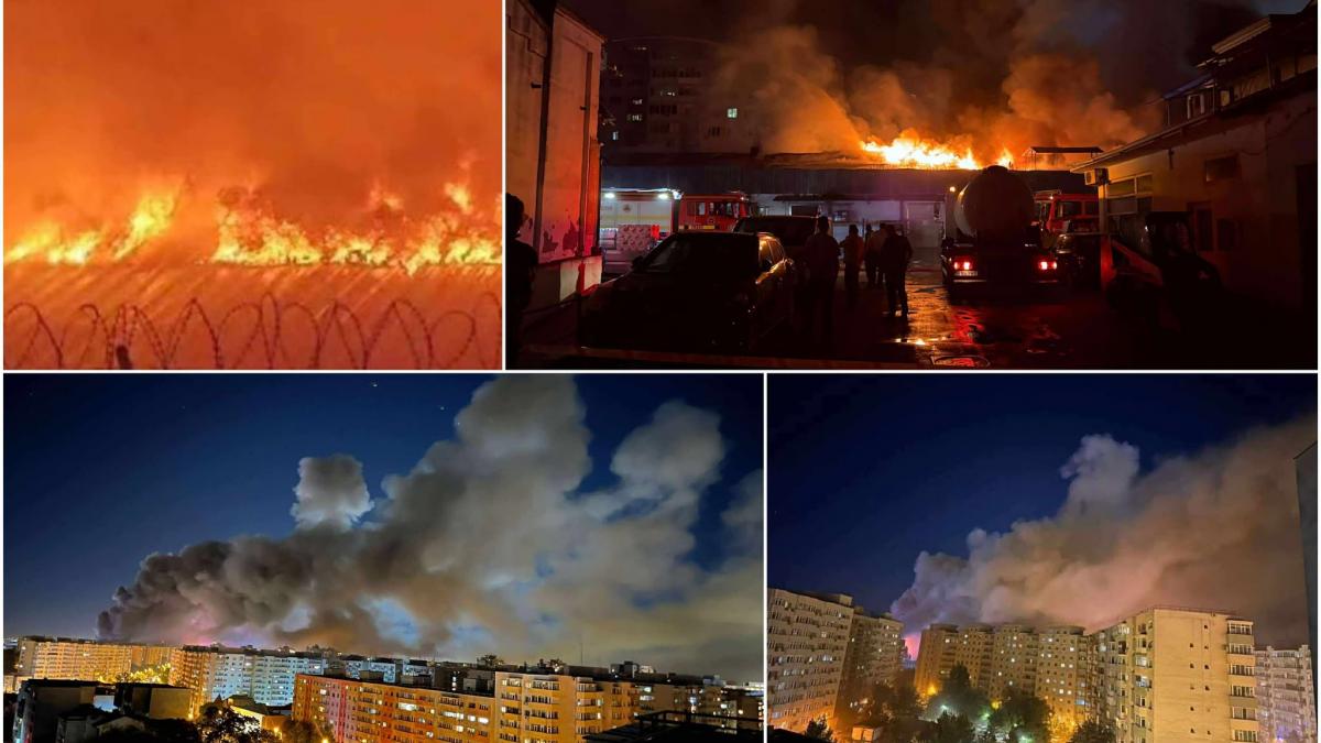 incendiu violent la un depozit din bucuresti a fost transmis mesaj roalert de alerta extrema