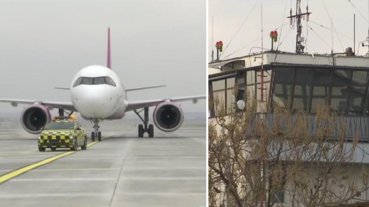un avion cu sute de pasageri nu a putut ateriza pe aeroportul din cluj intrucat controlorul de trafic a adormit in tura