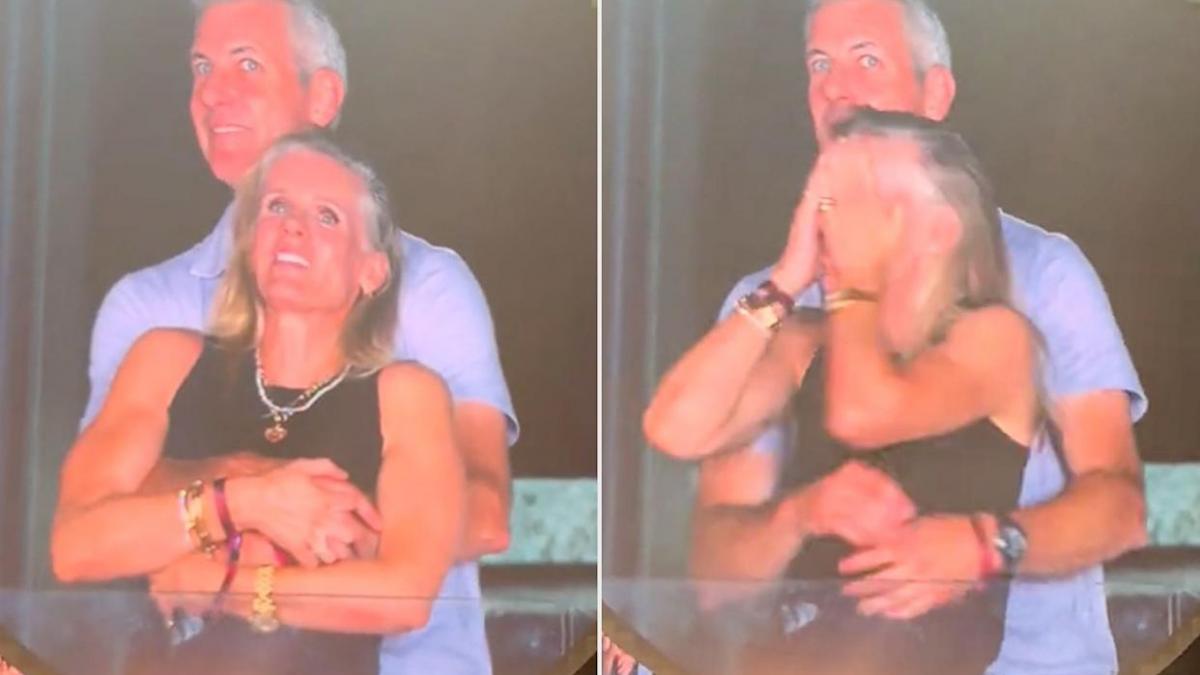 rasturnare de situatie in cazul amantilor surprinsi de kiss cam la concertul coldplay si sotul femeii era la eveniment cu amanta