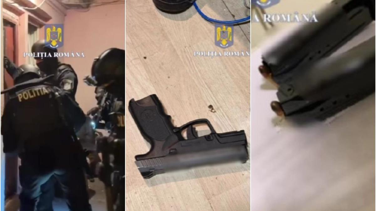 un barbat din bucuresti avea in lada patului un pistol si zeci de cartuse in trecut fusese condamnat pentru tentativa de omor