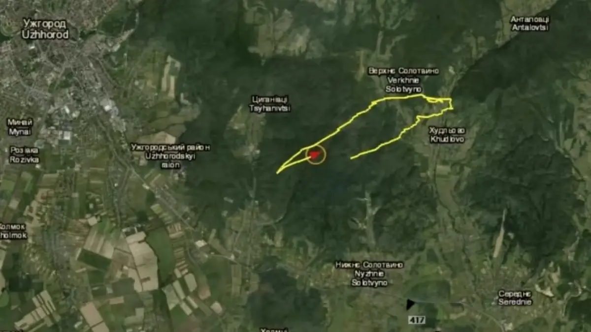 armata ucrainei arata fotografii cu ruta dronei maghiare care a intrat in ucraina dupa ce budapesta a negat si l a jignit pe zelenski