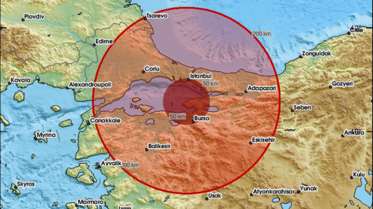 alerta in turcia dupa un cutremur de 5 4 s a simtit intens deoarece s a produs la adancime mica