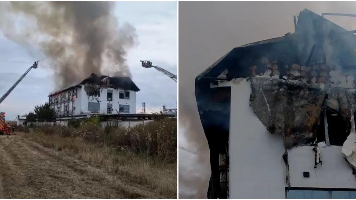incendiu la un hotel din prahova a fost afectata o suprafata de 500 de metri patrati