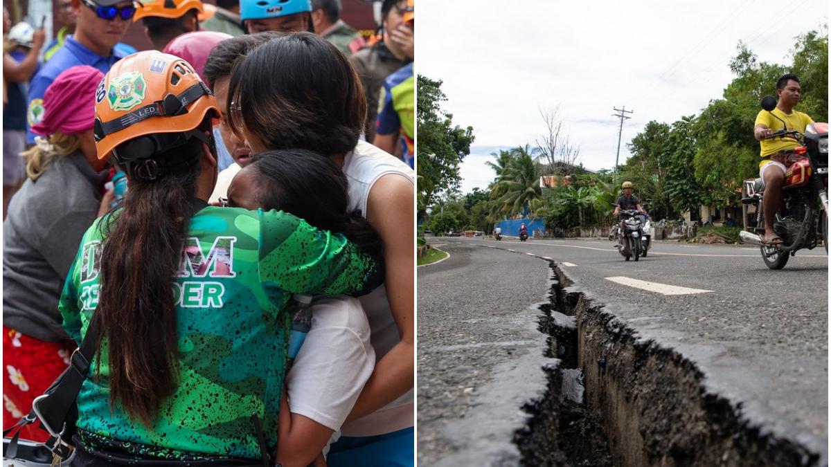 cutremur de 6 9 urmat de 611 replici in filipine 60 de morti si sute de raniti imaginile dezastrului orase in ruine si incendii