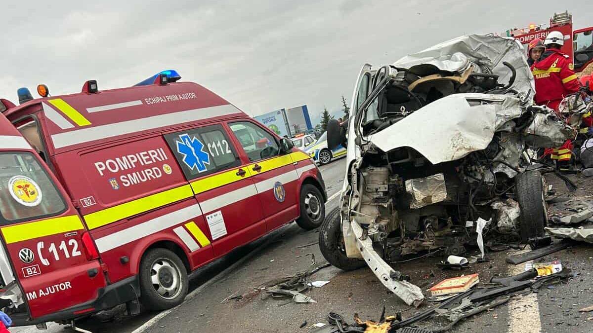 accident teribil intre brasov si feldioara un barbat a murit un altul este ranit
