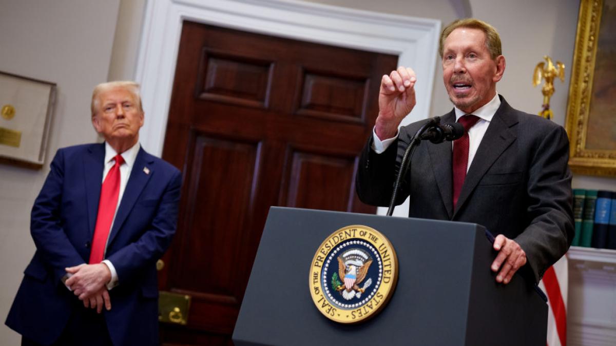 multimiliardarul din umbra presedintelui influenta lui larry ellison la casa alba in era trump face o treaba geniala ca anti elon