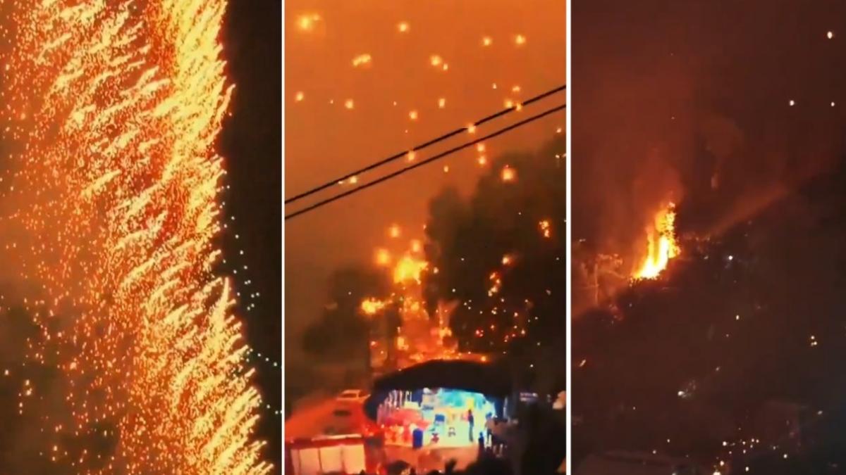 un spectacol cu drone s a transformat in haos in china dupa ce vehiculele fara pilot au cazut in flacari peste spectatori