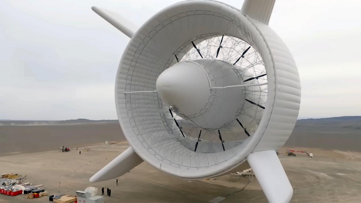 china a lansat cea mai mare eoliana gonflabila din lume cum arata si cat produce s1500 capabila sa zboare la altitudini mari