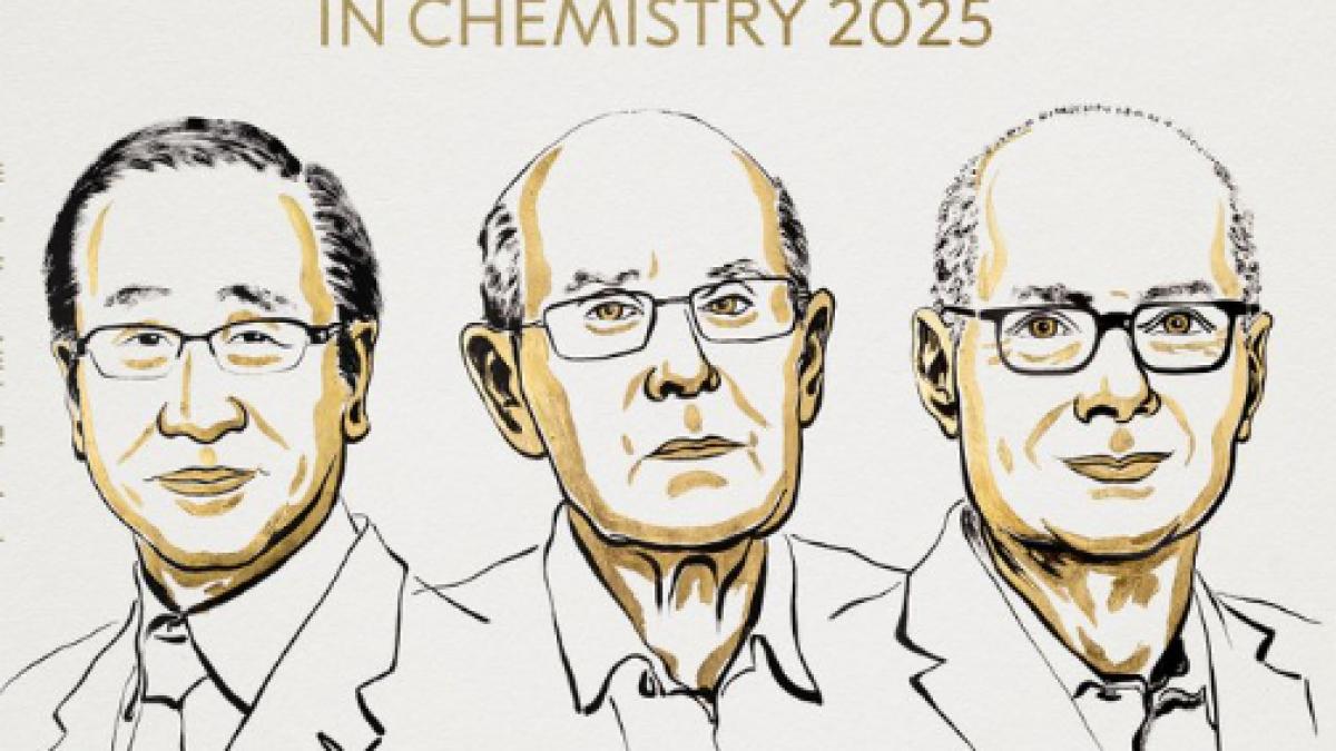 trei cercetatori au primit premiul nobel pentru chimie pentru materiale revolutionare care extrag apa din aer si purifica mediul