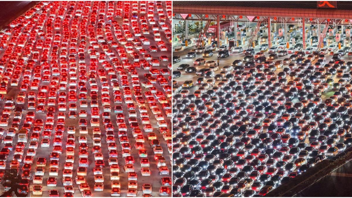 va plangeti de traficul din bucuresti priviti cum se circula pe o autostrata din china