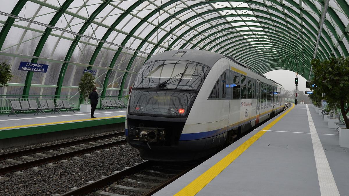 trenurile pe ruta bucuresti nord aeroportul otopeni nu vor circula cateva ore pe zi timp de patru zile