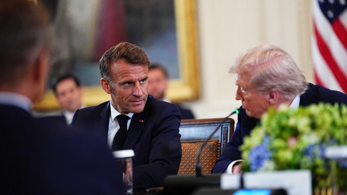 Donald Trump și Emmanuel Macron