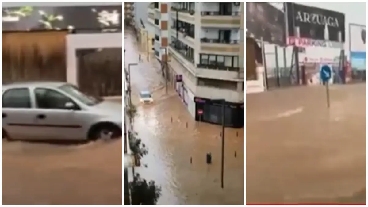 inundatii catastrofale in sud estul spaniei imagini cu dezastrul din ibiza unde a plouat in 12 ore cat intr o luna