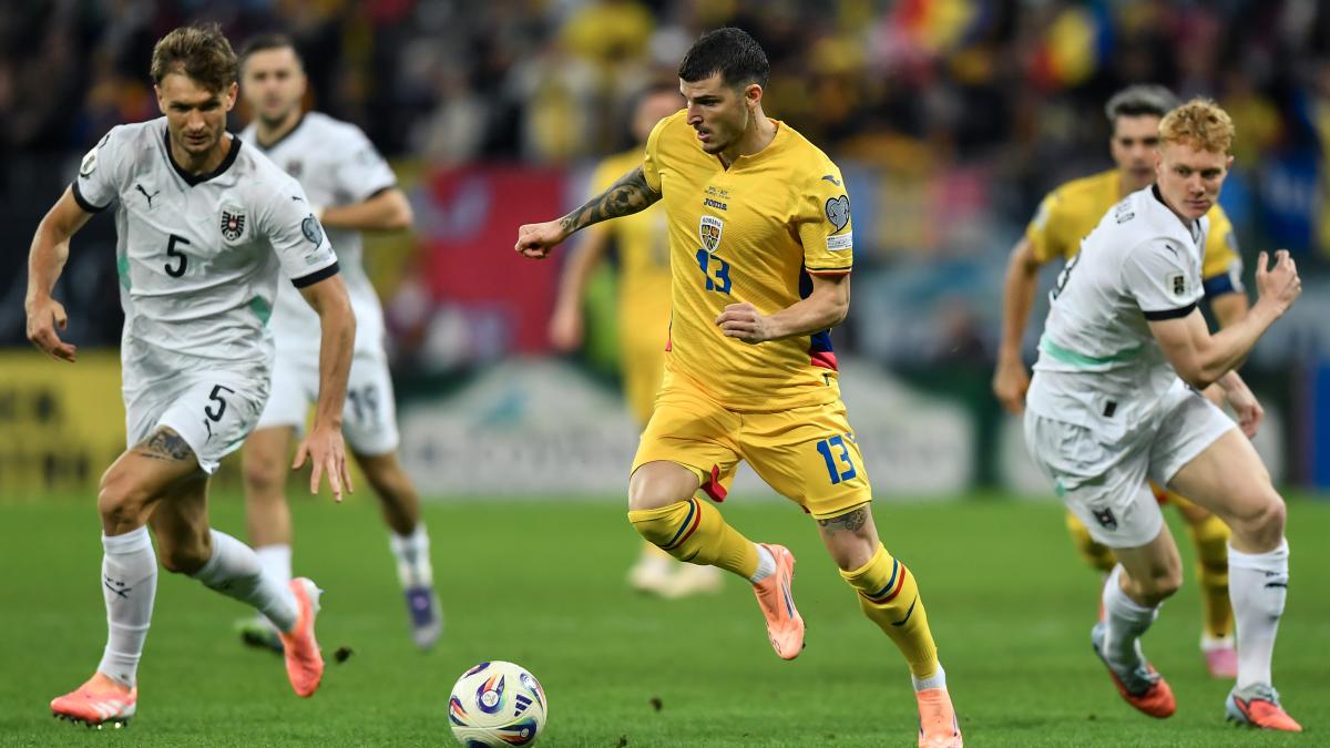 romania a castigat meciul cu austria din preliminarile cupei mondiale cu un gol in ultimul minut