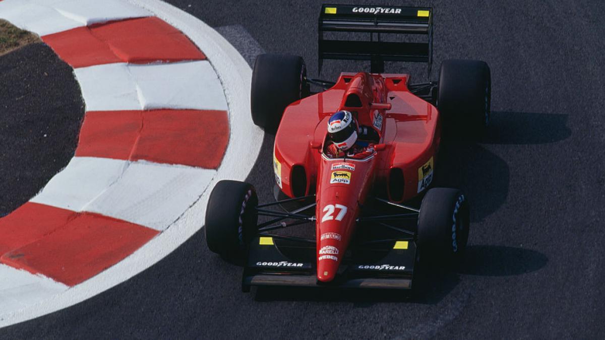 formula 1 fostul pilot jean alesi scoate la licitatie modelul unic al monopostului ferrari f92a din 1992 locul lui este pe circuit