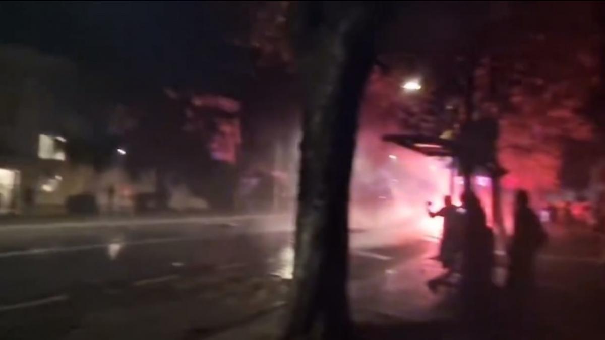 lupte de strada la udine inaintea meciului italia israel demonstrantii pro palestina s au batut cu politistii