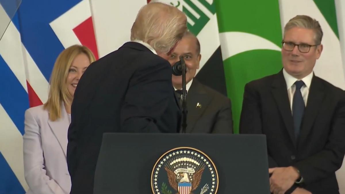 moment viral la summitul pentru gaza trump ii spune lui meloni ca e frumoasa sper ca nu te superi