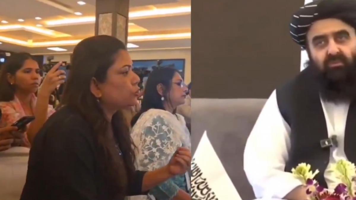 o fotografie cat o mie de cuvinte cum l au sfidat jurnalistele din india pe ministrul de externe taliban