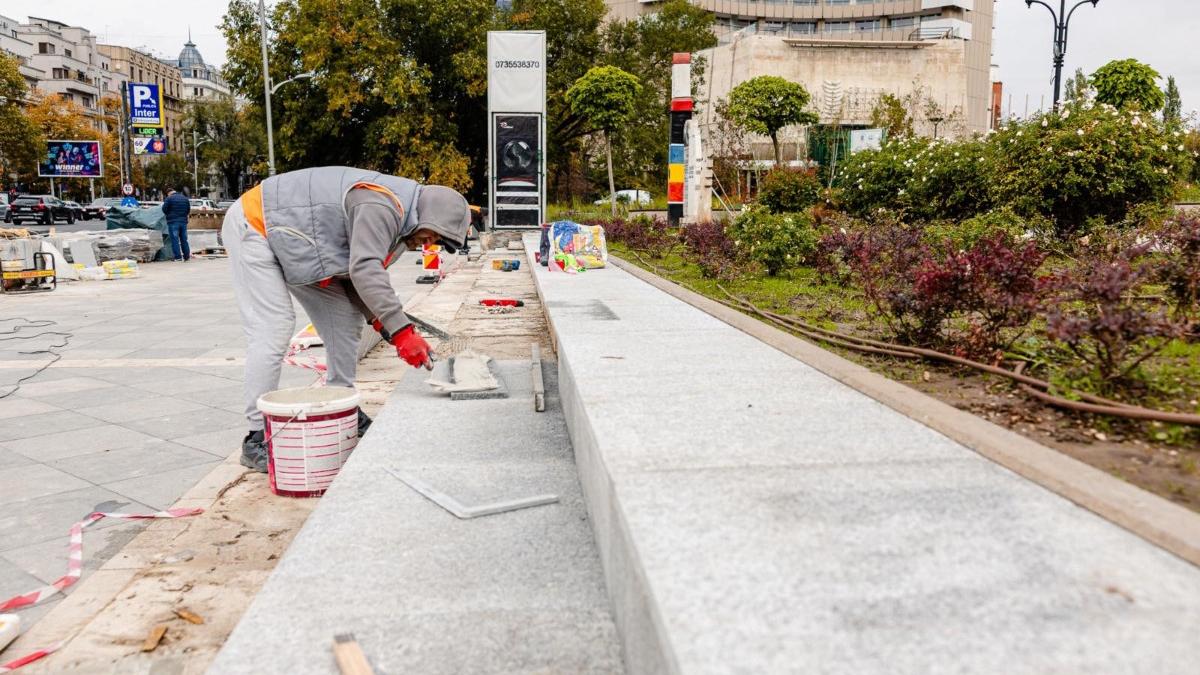 scarile teatrului national si trotuarele din centrul bucurestiului intra in reparatii anuntul primarului capitalei