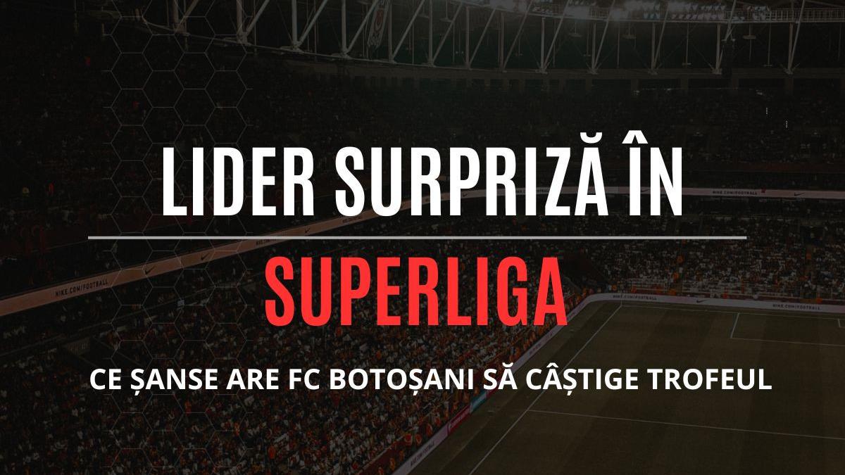 ce sanse are prima clasata fc botosani sa castige titlul in superliga