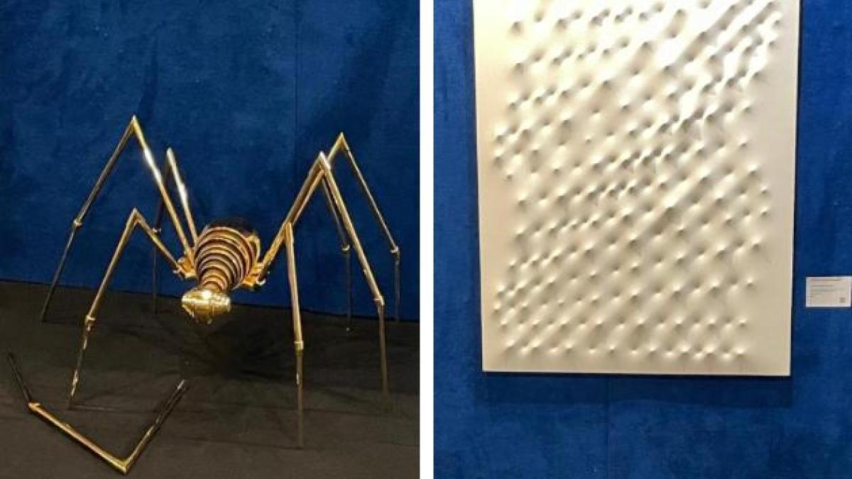 o fetita de cinci ani a deteriorat o sculptura de aur de 30 000 de euro fara sa stie a vrut sa deseneze pe o panza alba