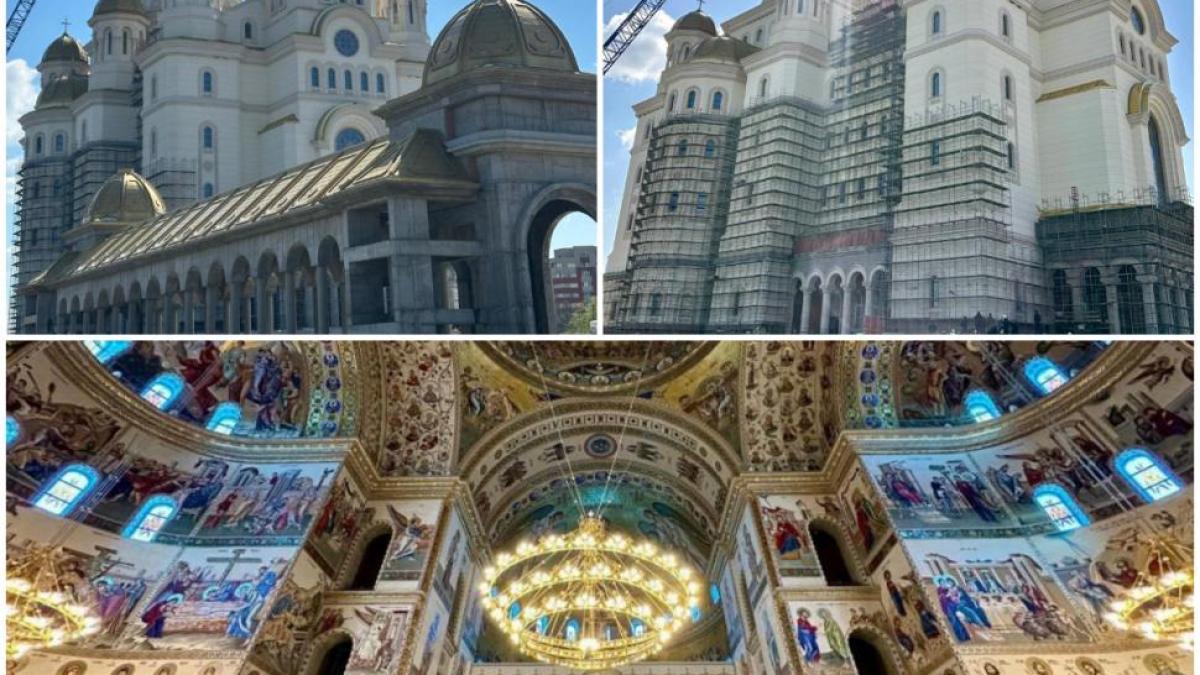 catedrala mantuirii neamului se pregateste pentru ziua sfintirii sunt asteptati sute de mii de crestini si 2 500 de oficiali