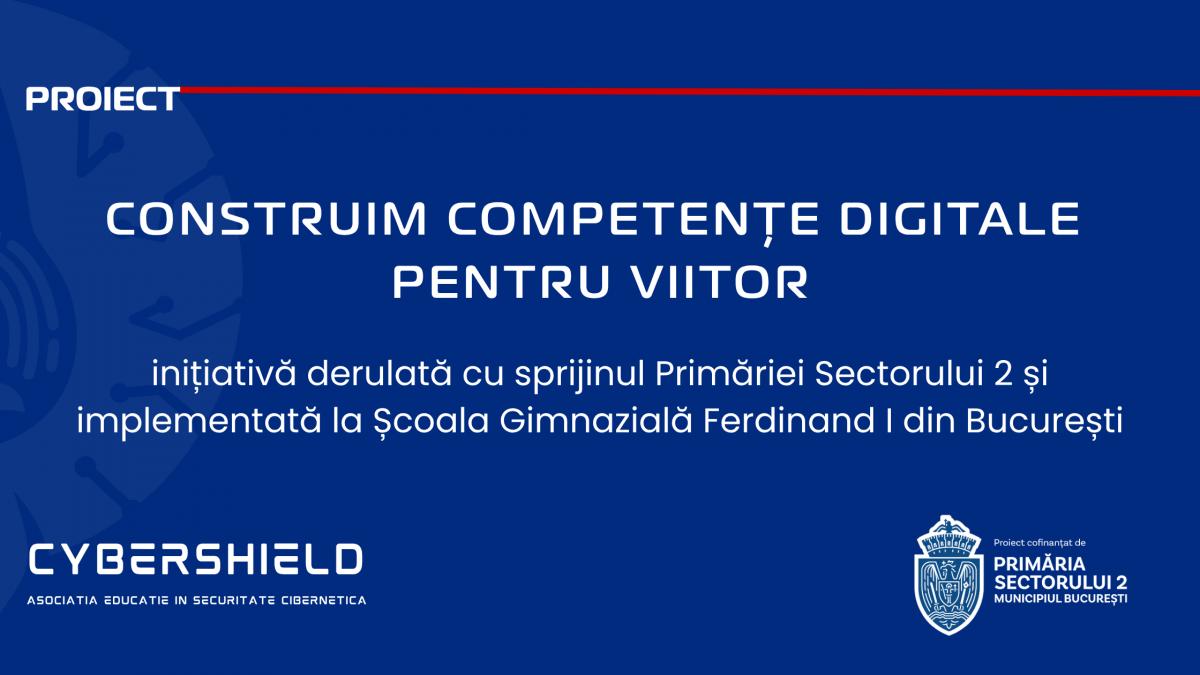 parteneriat strategic pentru siguranta digitala cybershield si primaria sectorului 2 aduc educatia cibernetica aplicata in scoli