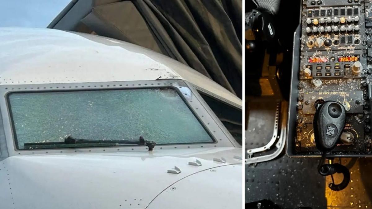 un obiect misterios s a izbit de un avion aflat in aer si unul dintre piloti a fost ranit toti ne tineam respiratia