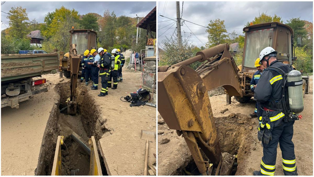 evacuari de urgenta in baile olanesti o conducta de gaze a fost sparta in timpul unor lucrari