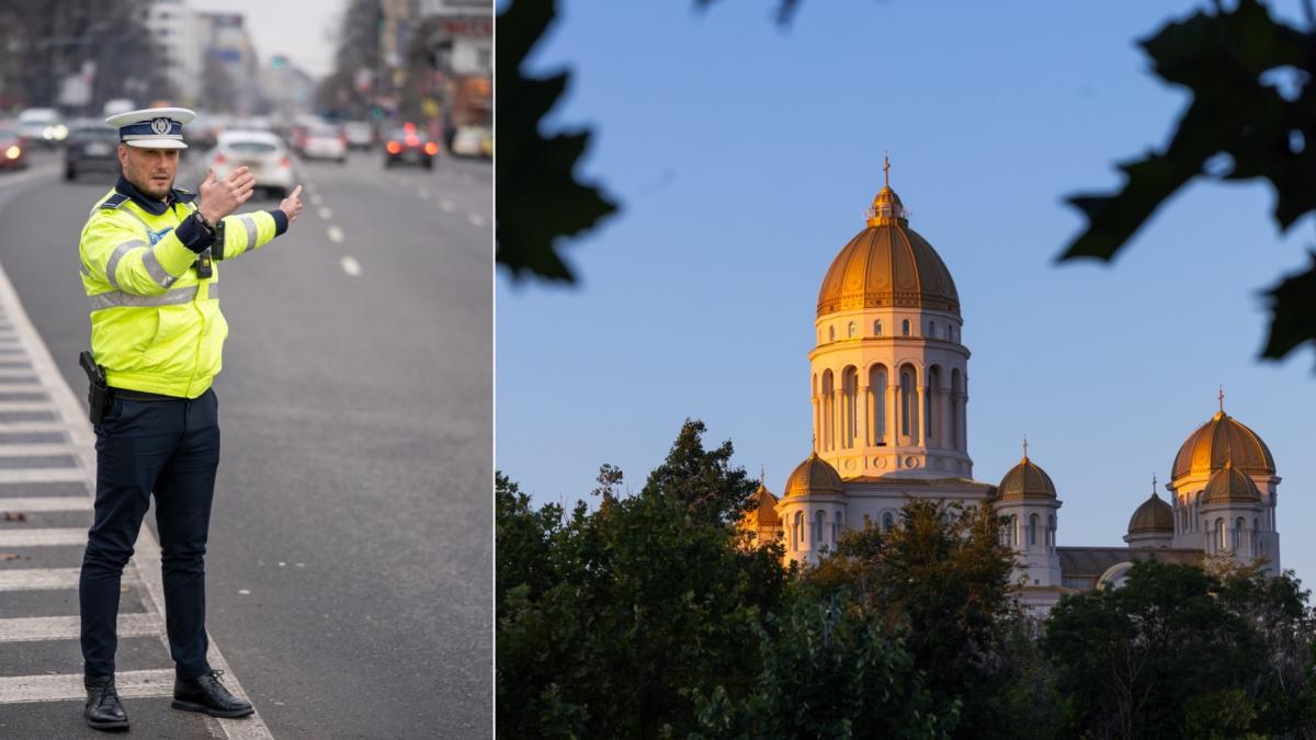 cele mai importante artere din bucuresti se inchid duminica harta cu restrictiile de circulatie pentru sfiintirea catedralei nationale