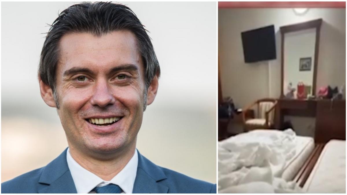 momentul in care un consilier local bate mai multi copii intr un hotel pai sa nu pot sa dorm din cauza voastra ma