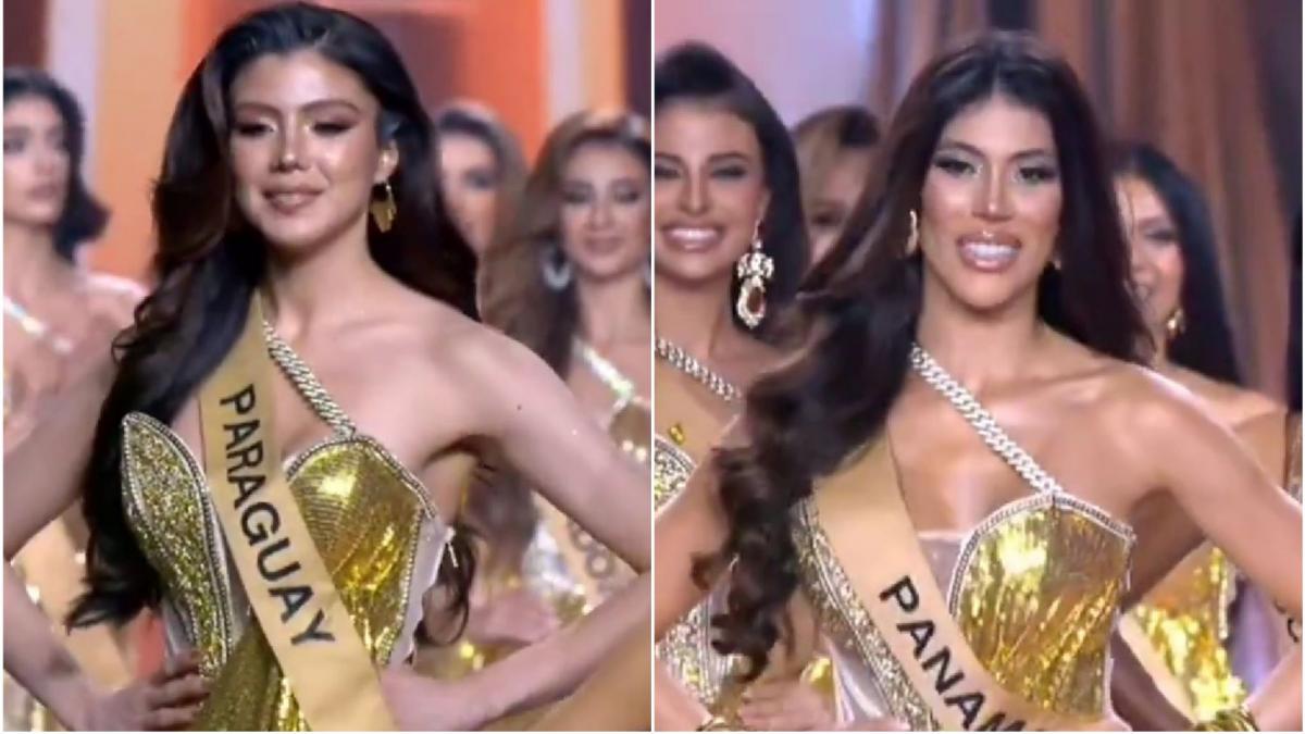 moment jenant pe scena miss grand international miss panama a crezut ca a fost strigata dar pe scena trebuia sa urce miss paraguay