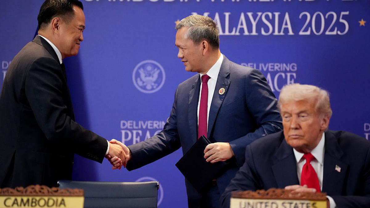 trump a semnat un mare acord de pace acordul e de fapt un armistitiu intre cambodgia si thailanda
