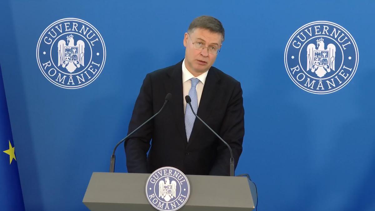 comisarul european valdis dombrovskis dupa intalnirea cu bolojan trebuie mentinut cursul pentru evitarea suspendarii fondurilor ue
