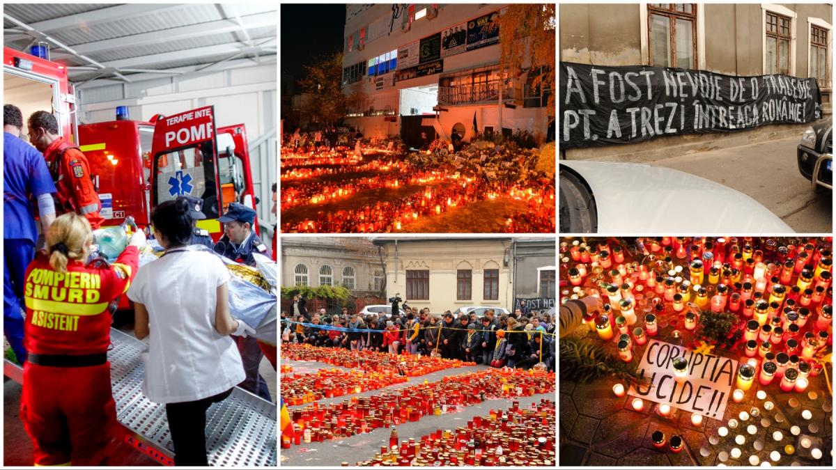 10 ani de la incendiul Colectiv. Ce s-a schimbat în România în acest deceniu, după criza sanitară, „Hexi Pharma” și demisia Guvenului