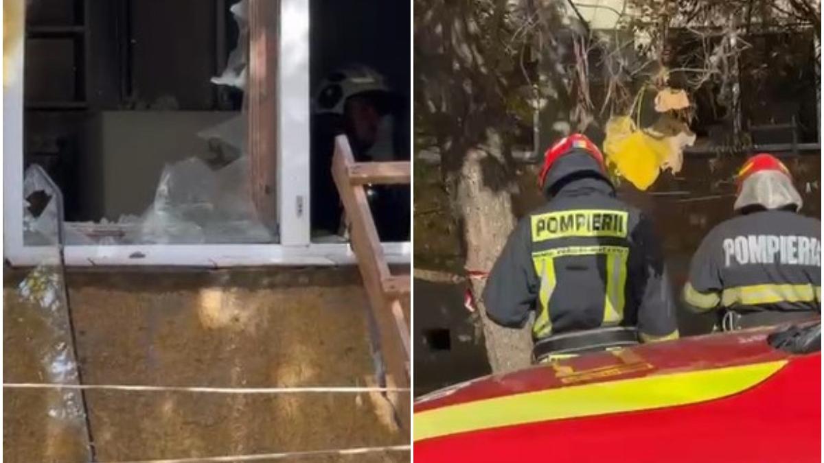 Explozie puternică într-o garsonieră din Timișoara. Un bărbat a ajuns la spital cu arsuri grave