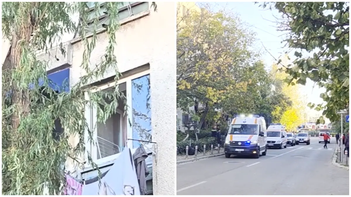 o fetita de doi ani este in stare grava dupa ce a cazut de la etajul doi al unui bloc din constanta